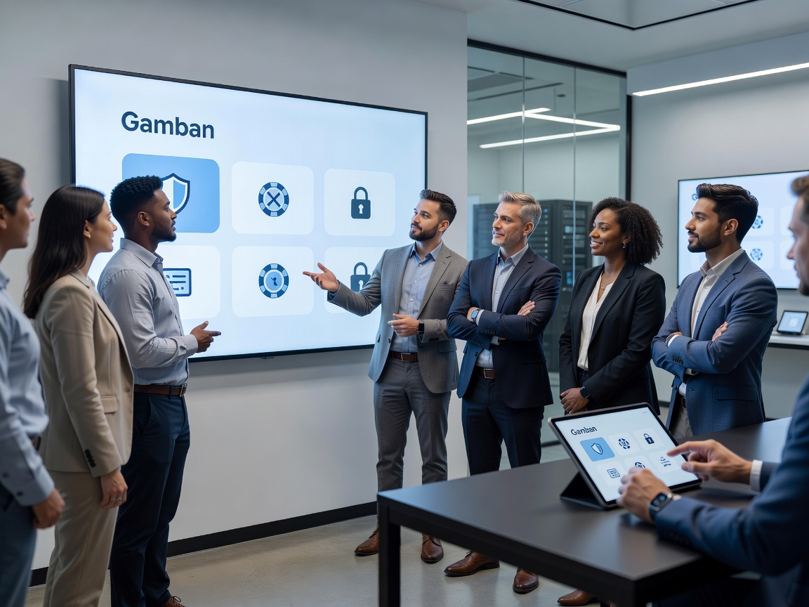 Zrzut ekranu prezentujący blokadę technologii Gamban na urządzeniu mobilnym